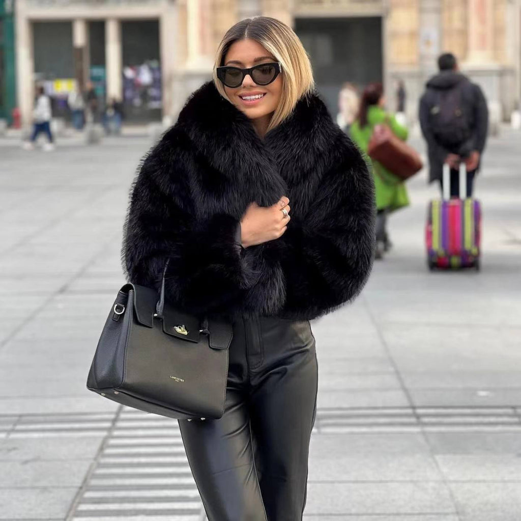Donatella | Winter Jacket Faux Fur Collar