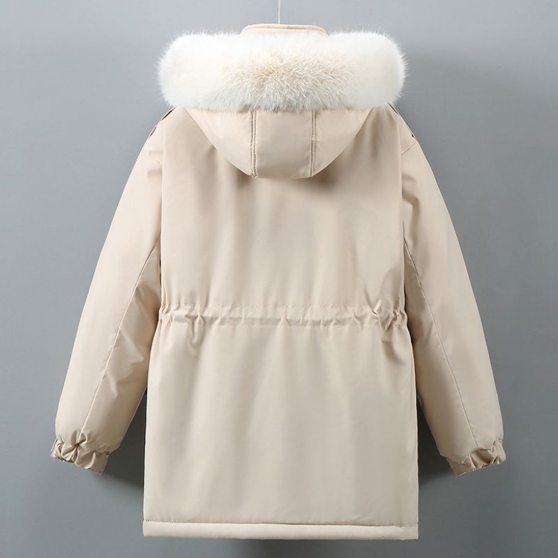 Guinevere | Faux Fur Lined Parka Cinched Waist