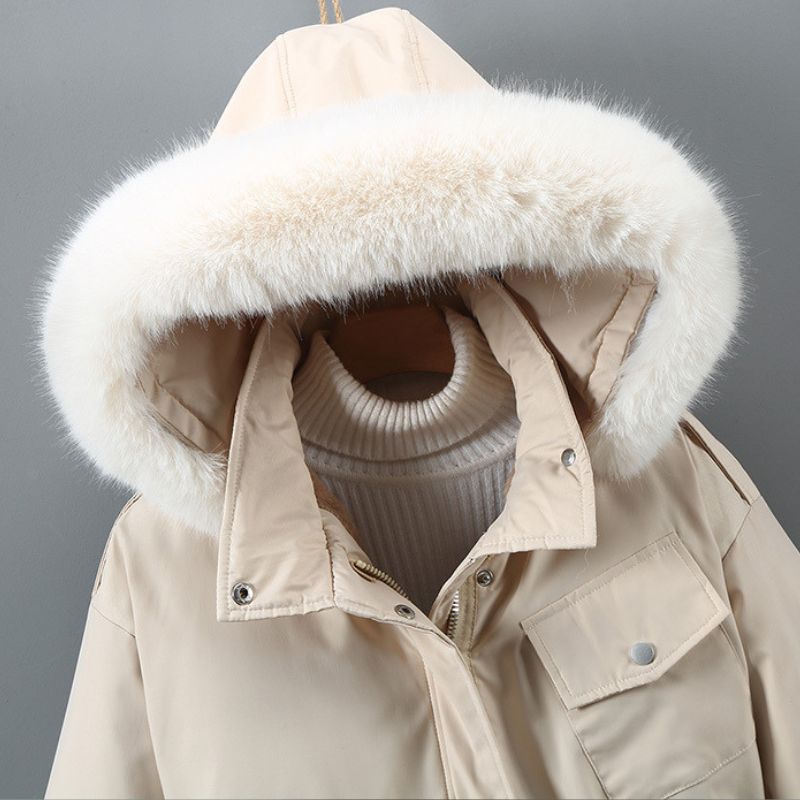 Guinevere | Faux Fur Lined Parka Cinched Waist