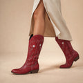 Elegant And Trendy Wide Calf Cowboy Boots – Product Photo
