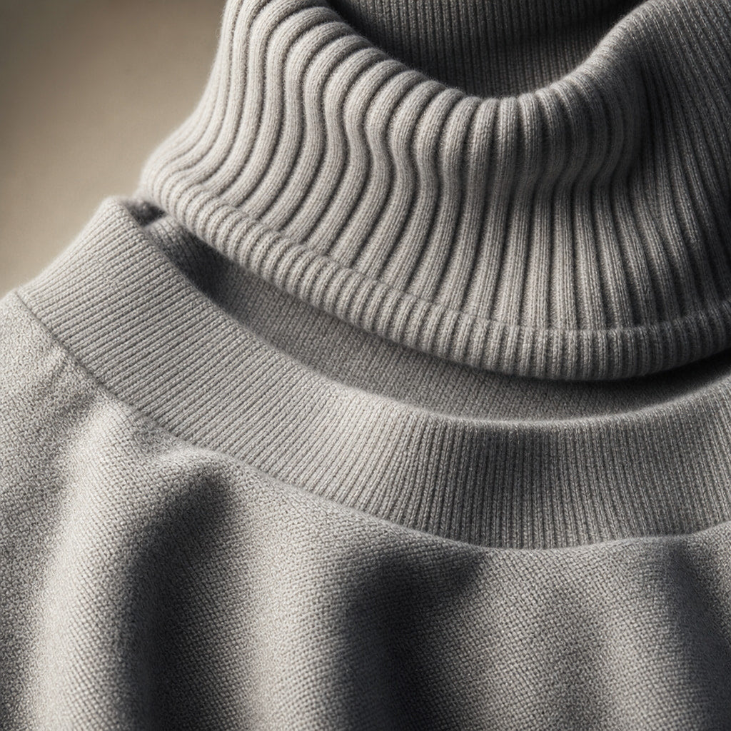 Ariana Prestige Virgin Wool Set Slate Gray – Fabric and Detail Close-Up