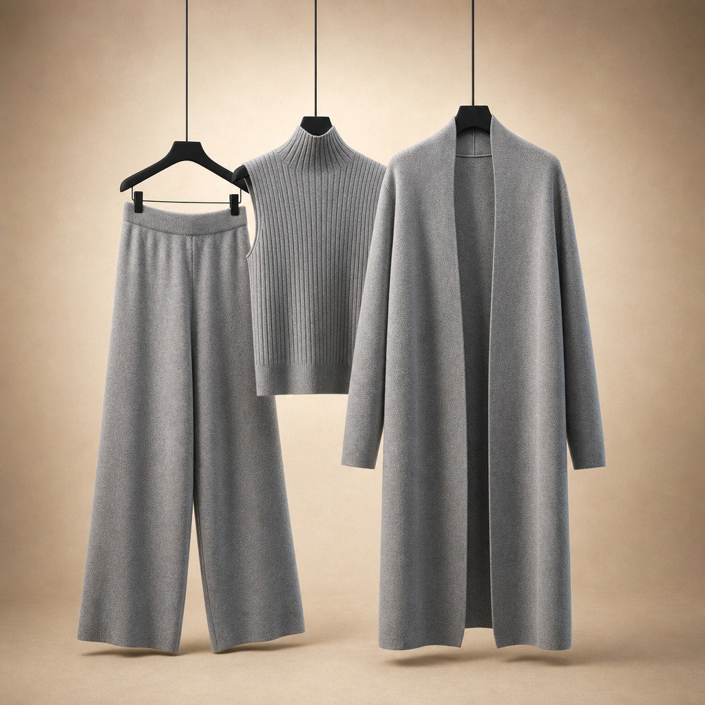 Ariana Prestige Virgin Wool Set Slate Gray – Complete Set Product Photo