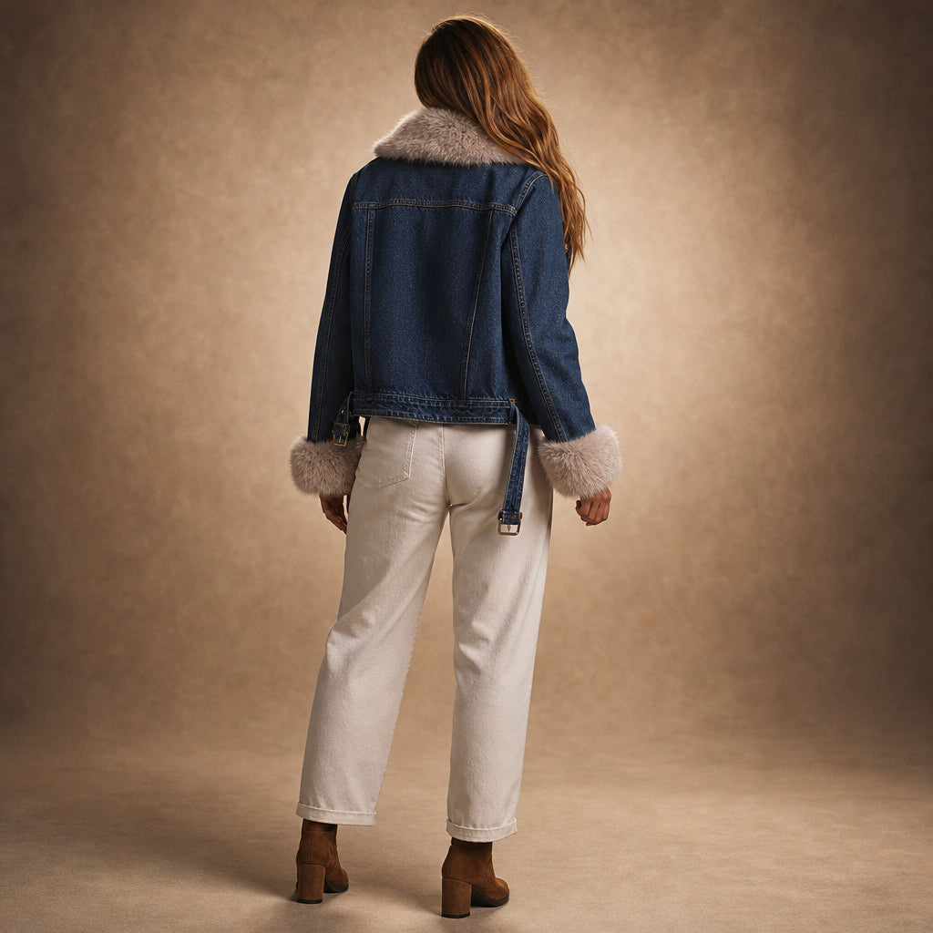 Bellerose Denim Jacket Dark Blue – Full Look