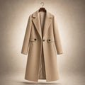 Belted Winter Coat Mid-Length Camel – Product Photo
