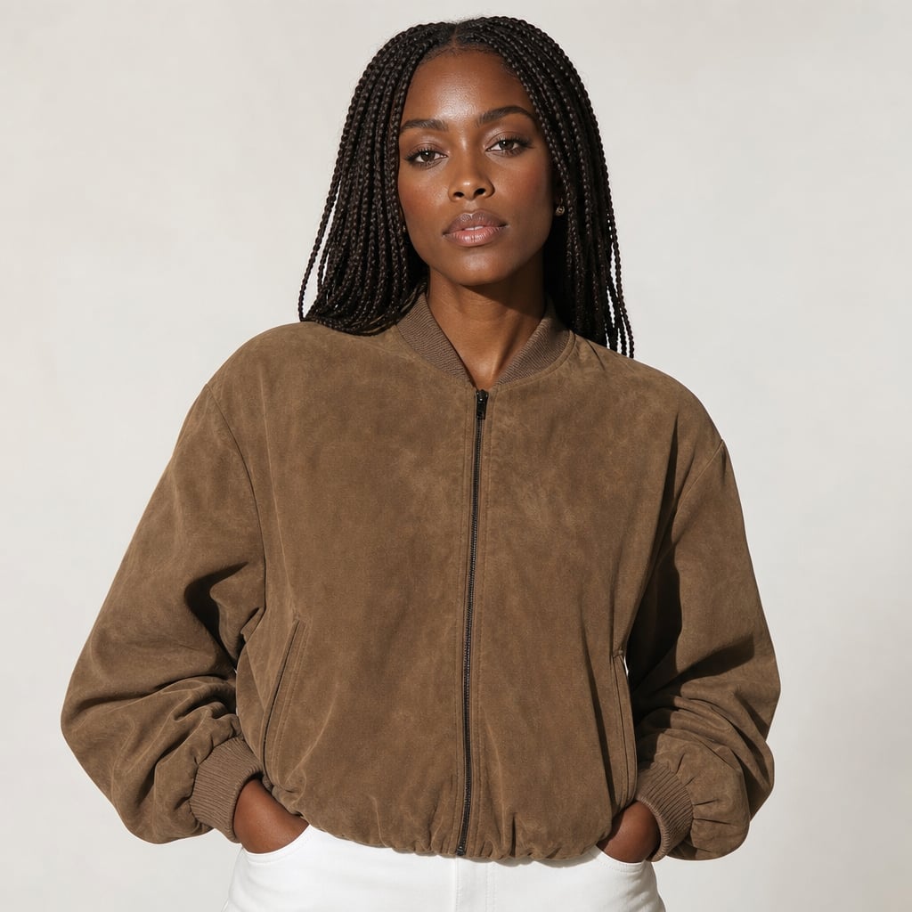 Clara Bomber Brown Brown – Product Photo