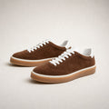 Brown Low Top Sneakers with Gum Sole For Men Brown – Product Photo