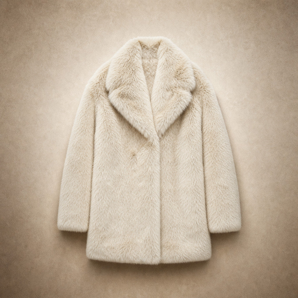 Coat For Women – Flat Lay Product Photo