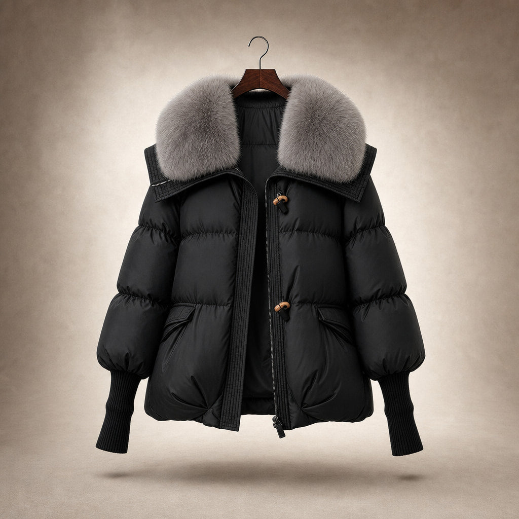 Puffer For Women Black – Product Photo