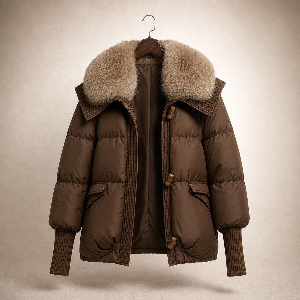 Puffer For Women Brown – Product Photo