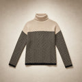Soft Turtleneck Sweater For Women Beige – Product Photo