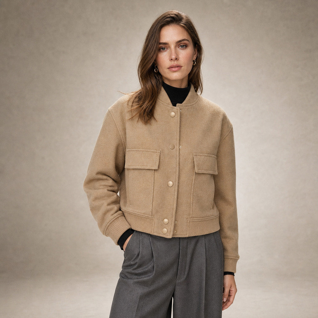 Virelle Jacket For Women in Beige – Mampierimoda Premium Womenswear