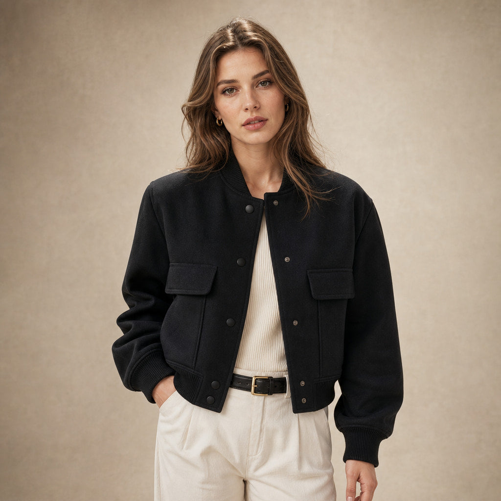 Virelle Jacket For Women Black – Product Photo