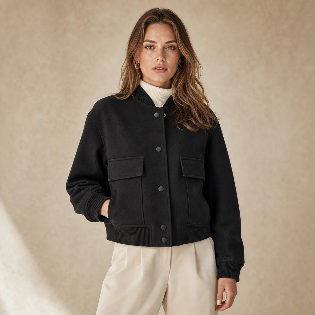 Virelle Jacket For Women in Black – Mampierimoda Premium Womenswear