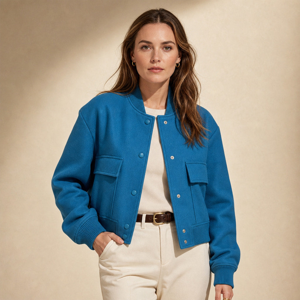 Virelle Jacket For Women Blue – Product Photo