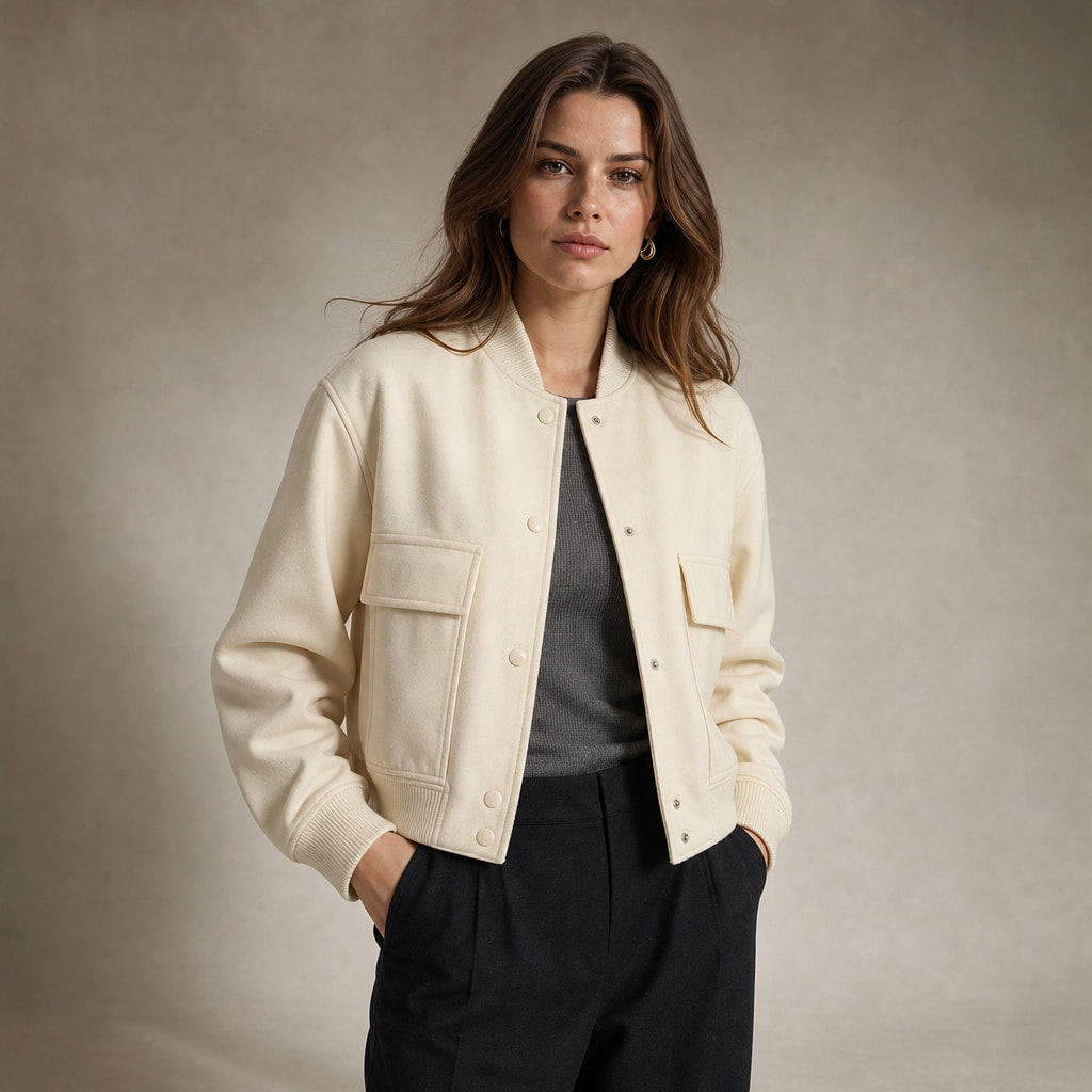 Virelle Jacket For Women Cream – Product Photo