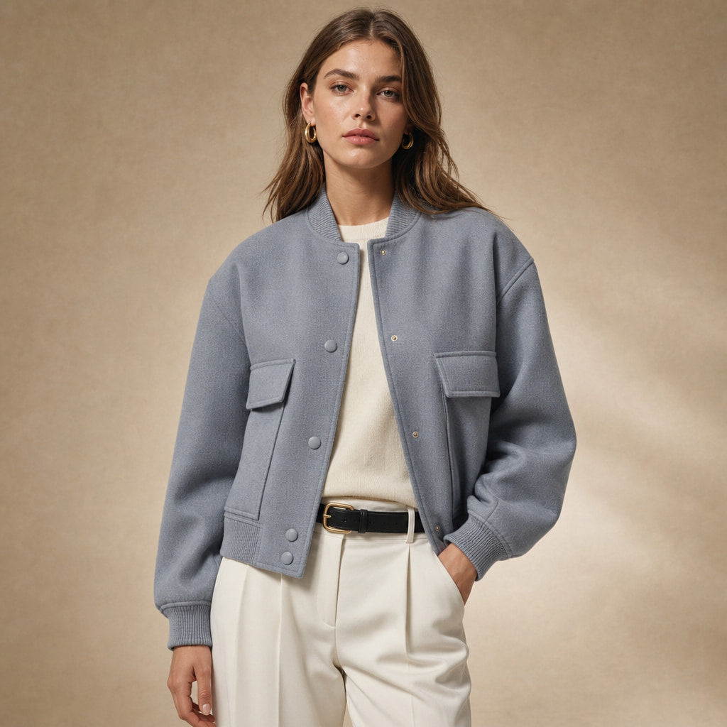 Virelle Jacket For Women Gray – Product Photo