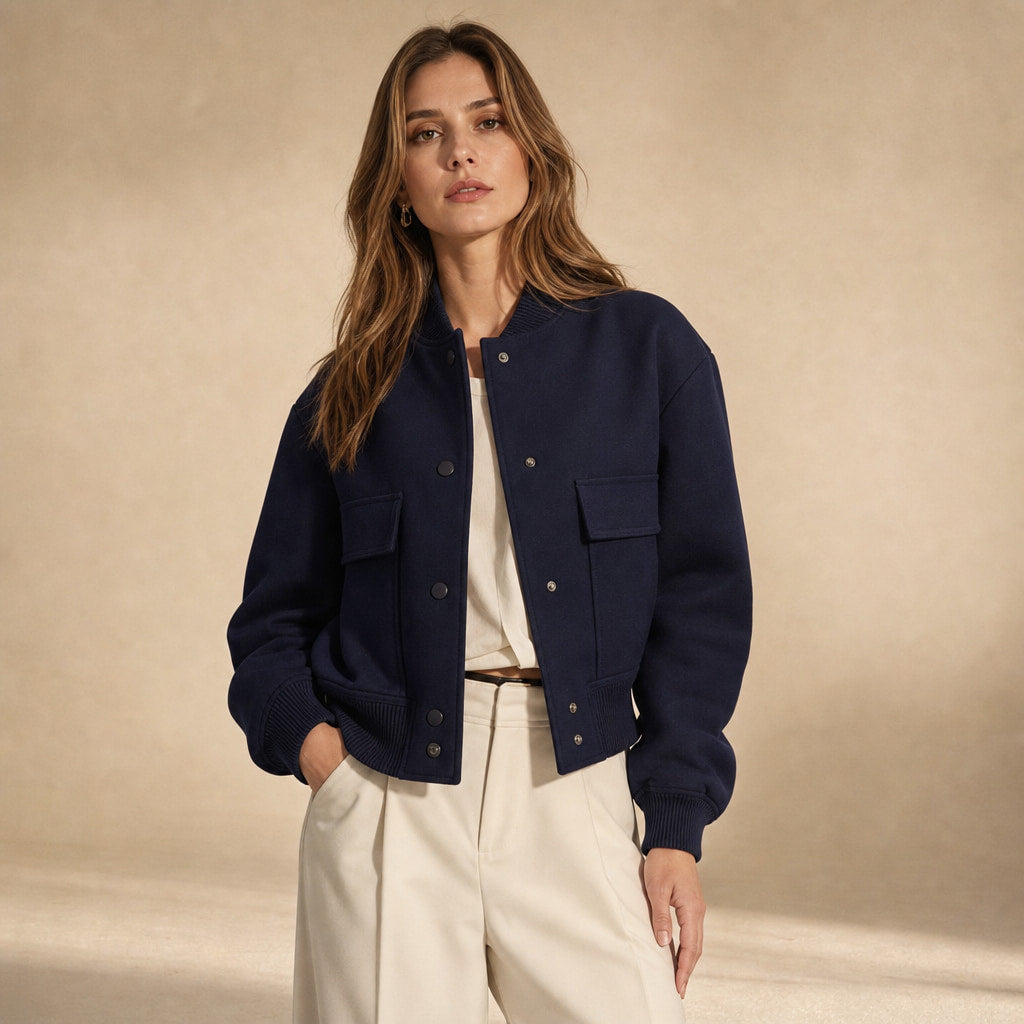 Virelle Jacket For Women in Navy – Mampierimoda Premium Womenswear