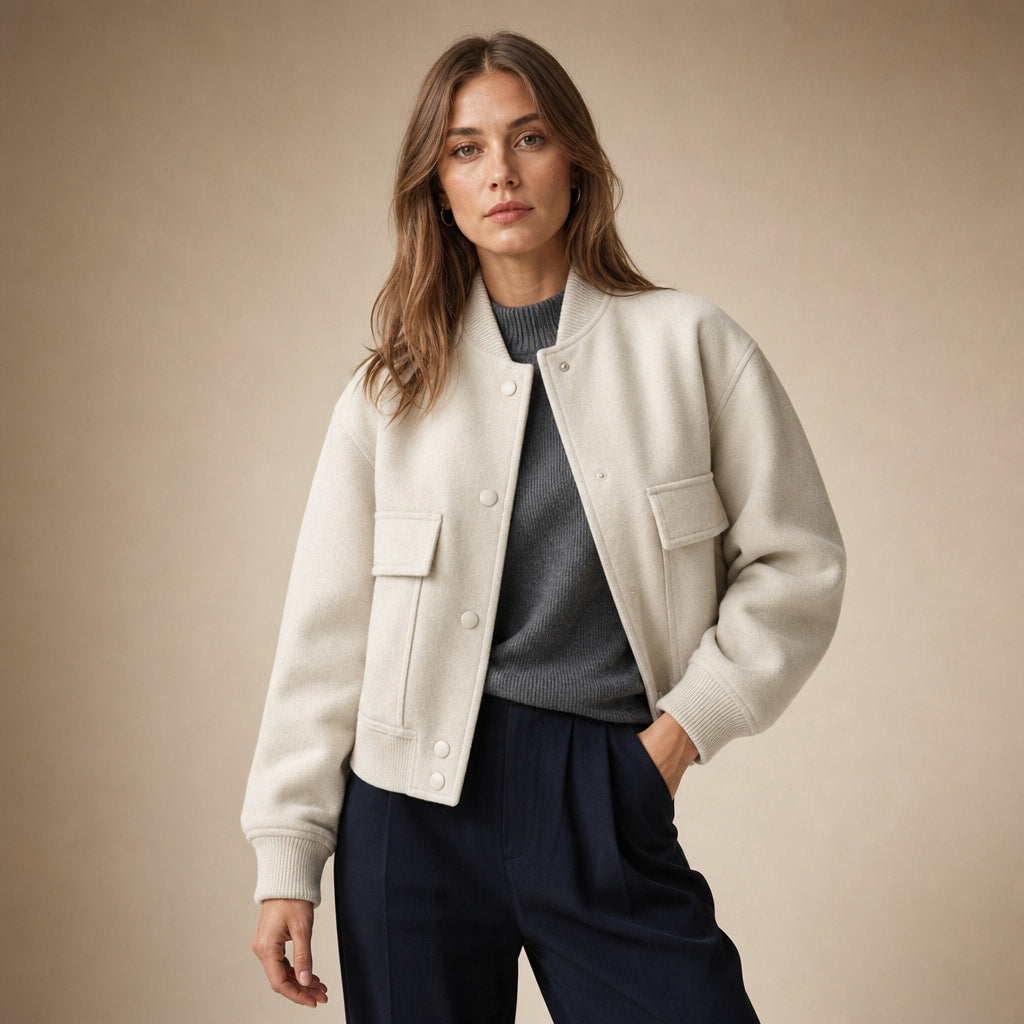 Virelle Jacket For Women White – Product Photo