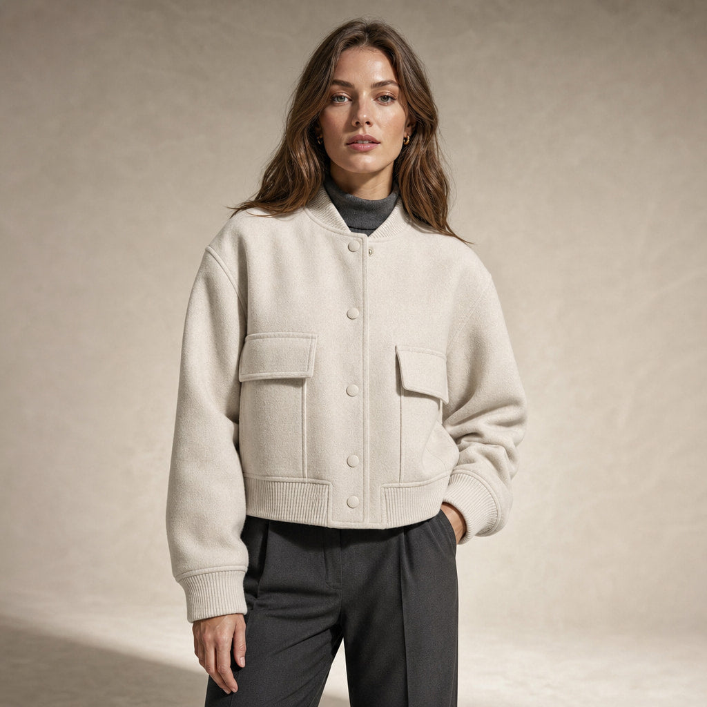 Virelle Jacket For Women in White – Mampierimoda Premium Womenswear
