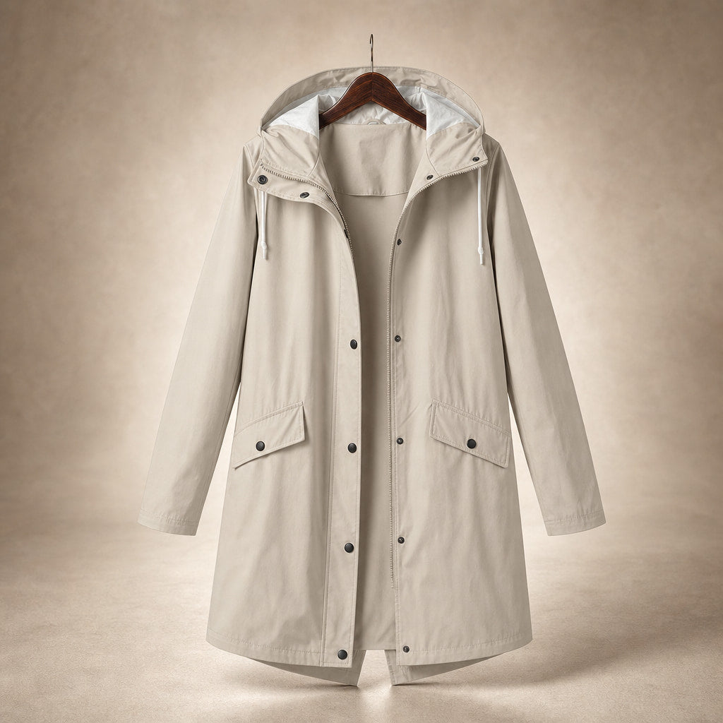 Waterproof Jacket For Women Beige – Product Photo