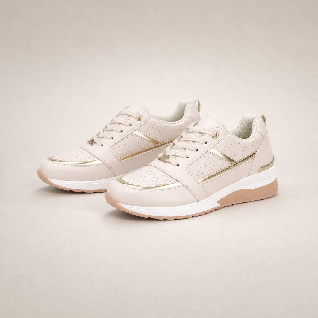Wedge Sneakers For Women in Beige – Mampierimoda Premium Womenswear