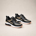 Wedge Sneakers For Women Black – Product Photo