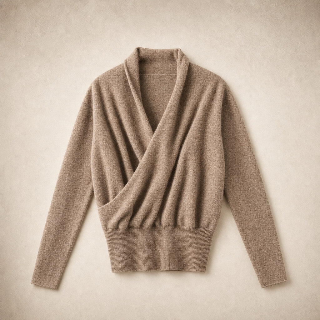 Wool Sweater For Women Mocha – Product Photo
