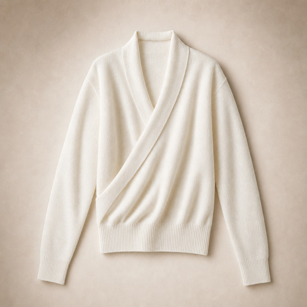 Wool Sweater For Women White – Product Photo