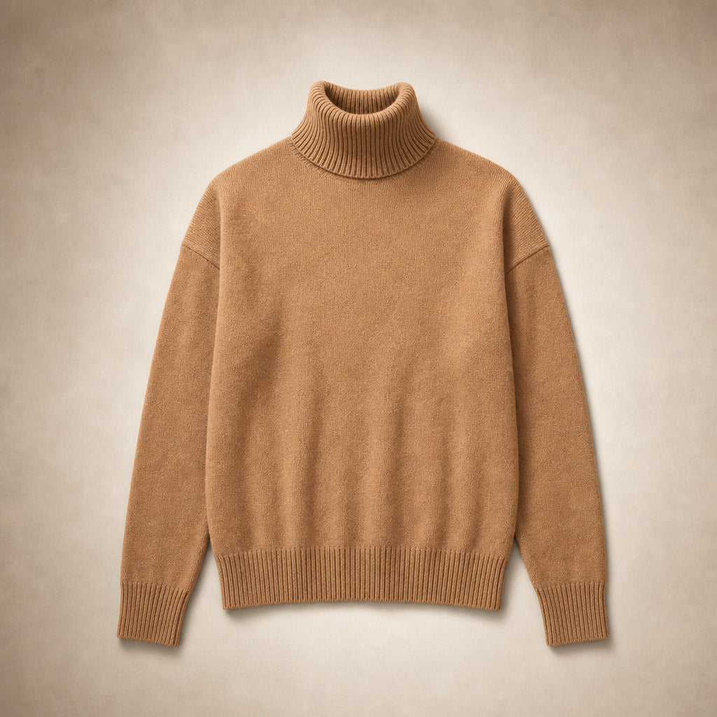 Elegant Cashmere Sweater for Women Khaki – Product Photo