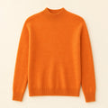 Elegant Women's Cashmere Sweater - Luxuriously Soft and Timeless Orange – Product Photo