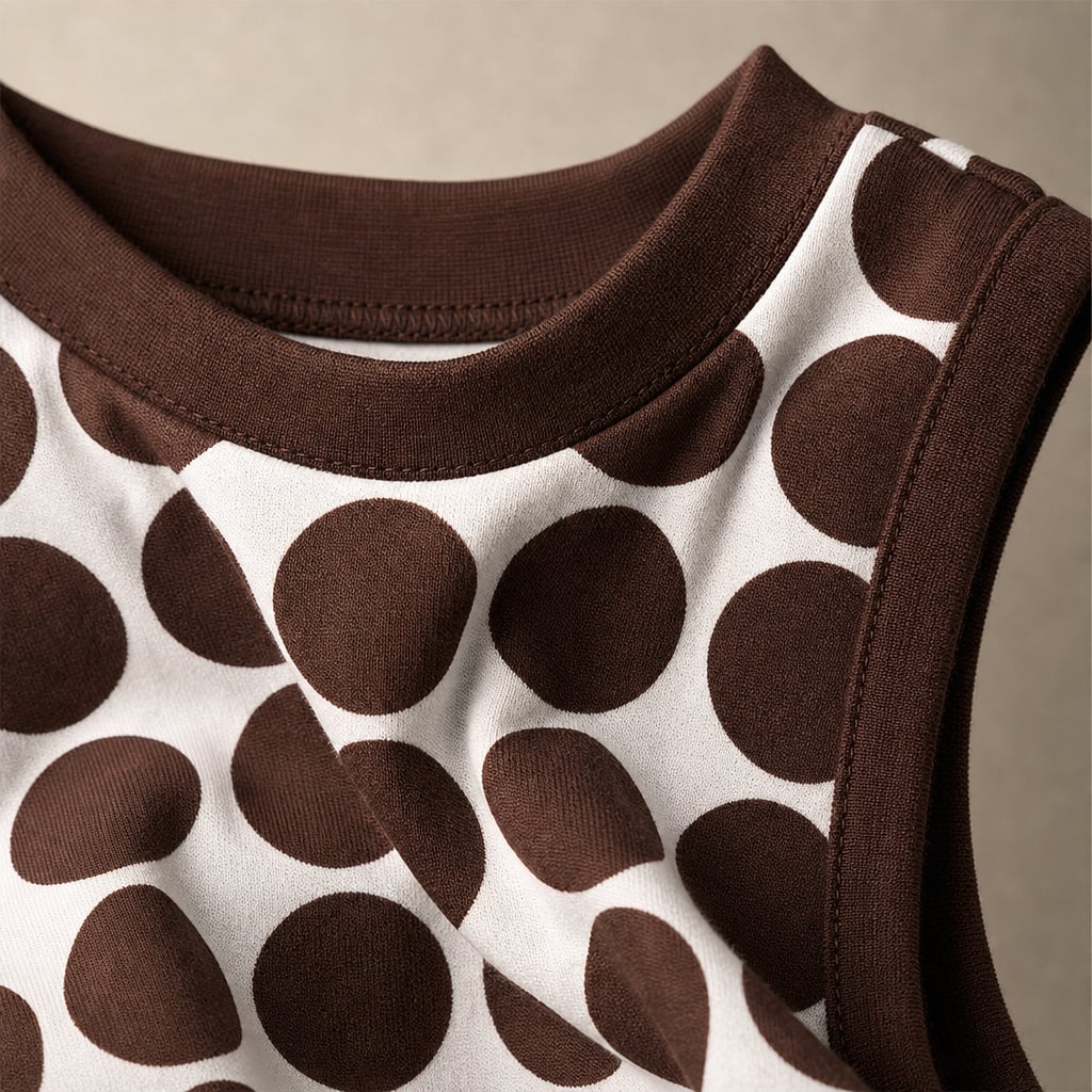 Emilee Maxi Dress - Chocolate Spot Chocolate Spot – Fabric and Detail Close-Up