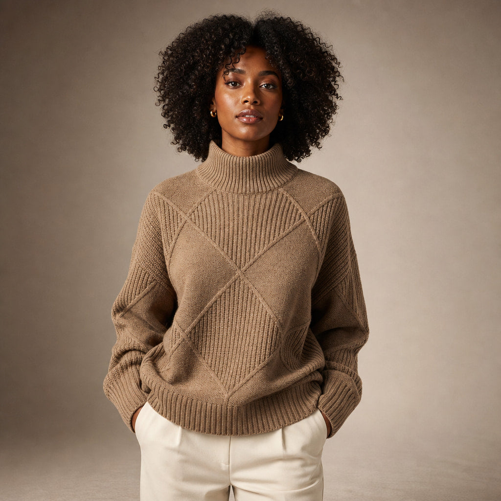 Lucy Knit Merino Sweater in Mocha Brown – Mampierimoda Premium Womenswear