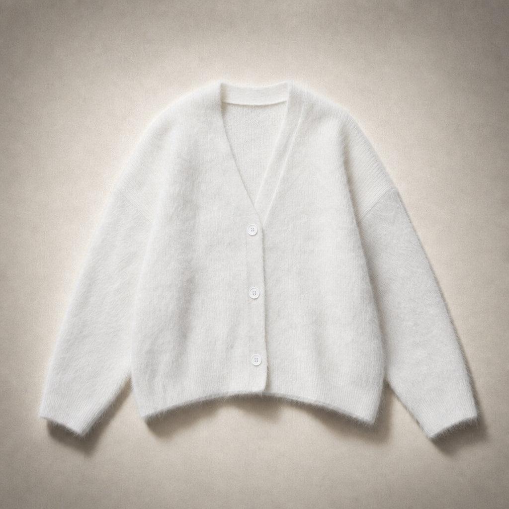Luxurious Cardigan For Women White – Product Photo