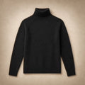 Luxurious Cozy Women's Cashmere Knit Sweater Black – Product Photo