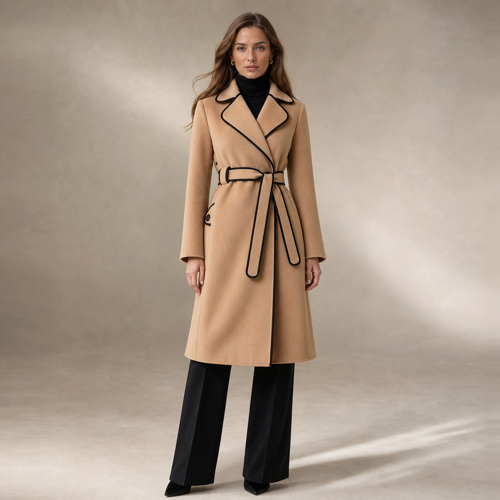 Madison Wool Coat in Champagne Beige – Mampierimoda Premium Womenswear