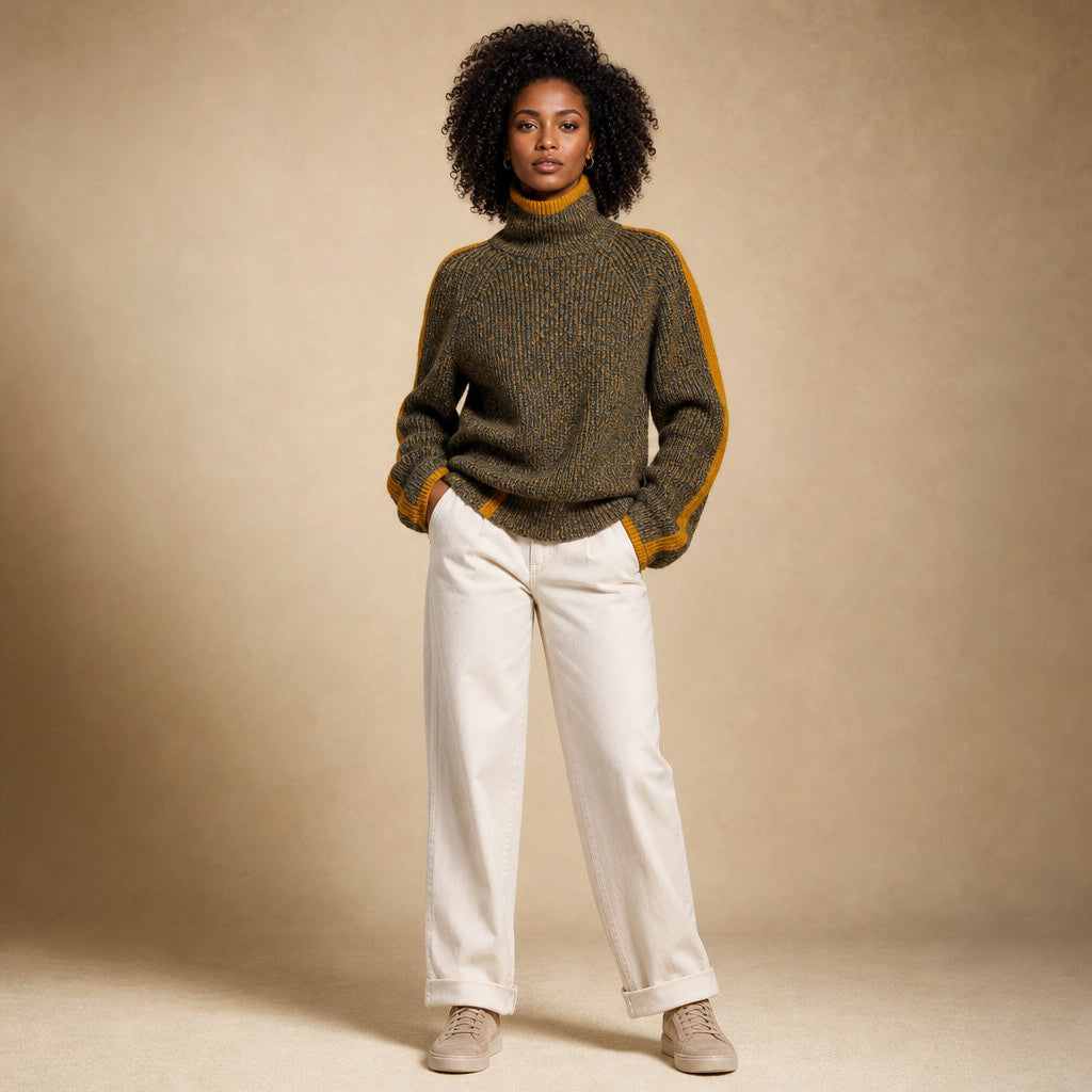 Martha Merino Knit Sweater – Full Look