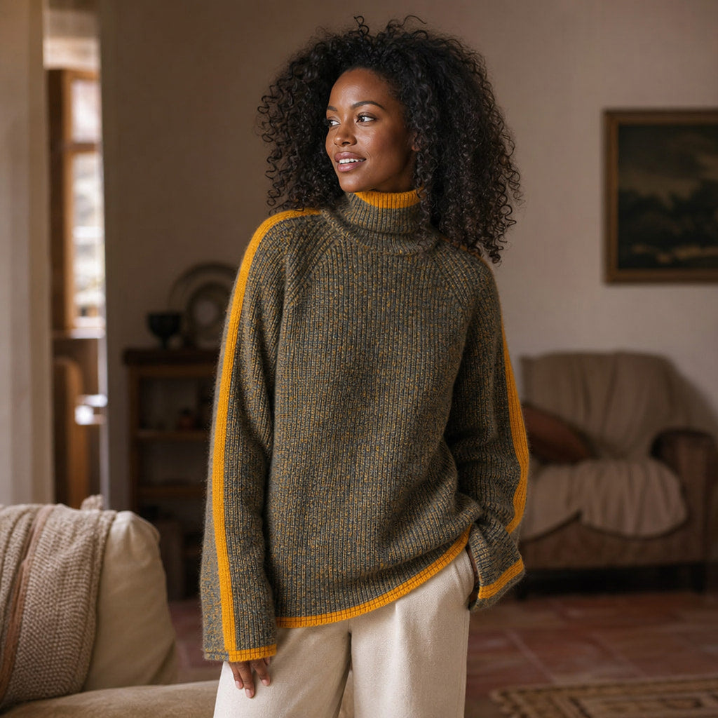 Martha Merino Knit Sweater – Styled Editorial Shot