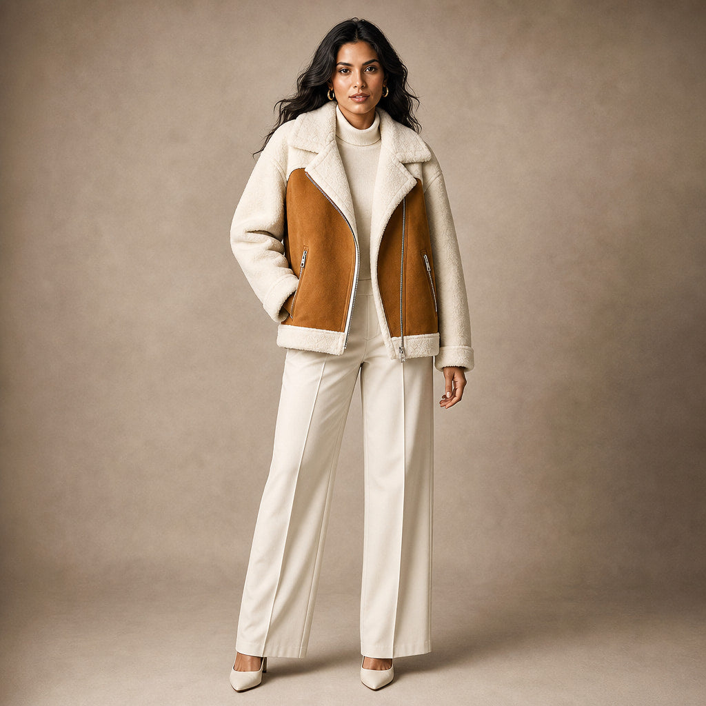 Matilda Couture Suede Jacket Mocha Brown – Full Look
