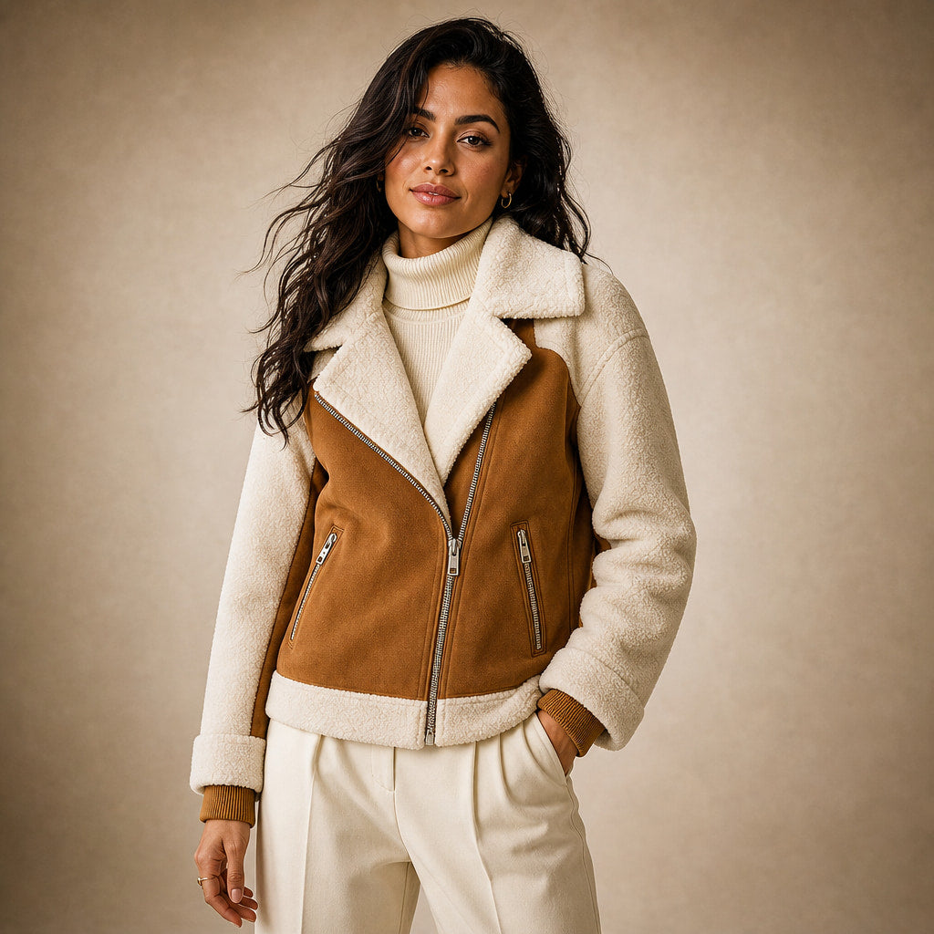 Matilda Couture Suede Jacket in Mocha Brown – Mampierimoda Premium Womenswear