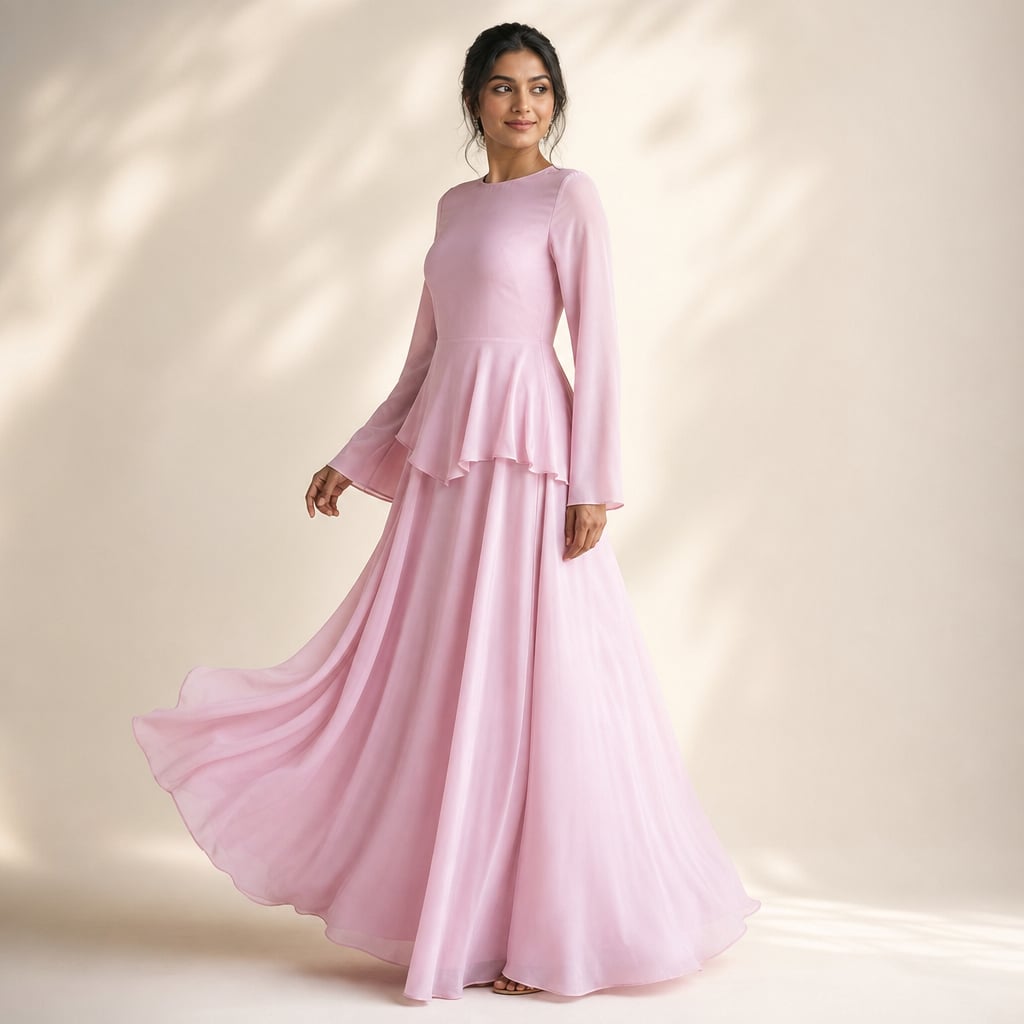 Maxi Dress Pink – Product Photo