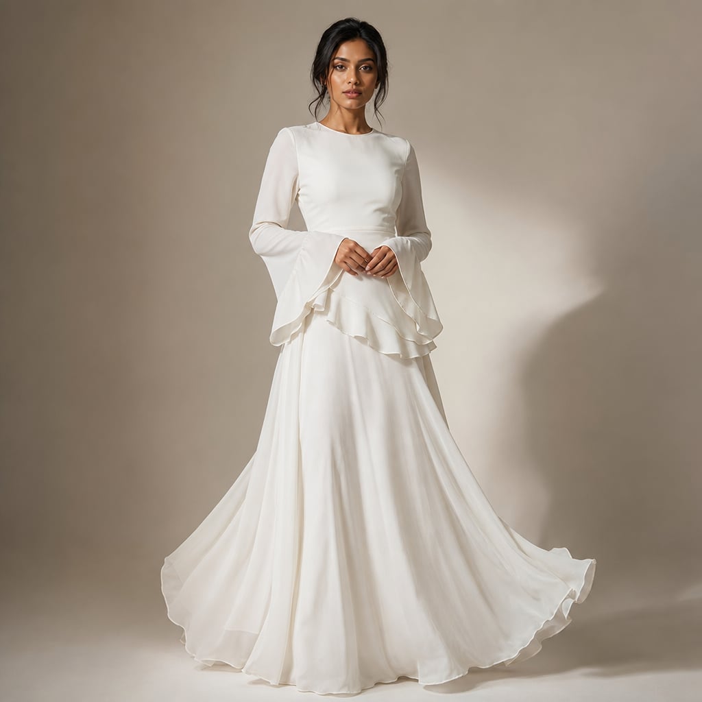 Maxi Dress White – Product Photo