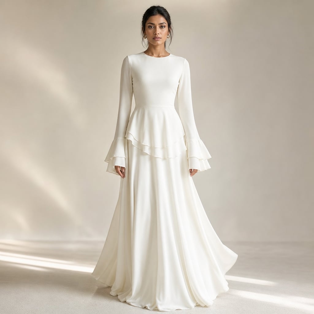 Maxi Dress in White – Mampierimoda Premium Womenswear