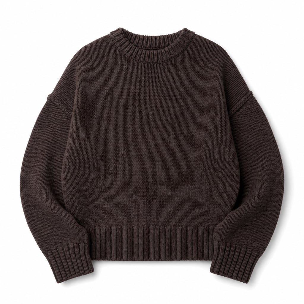 Nikova Knit Jumper Chocolate Chocolate – Product Photo