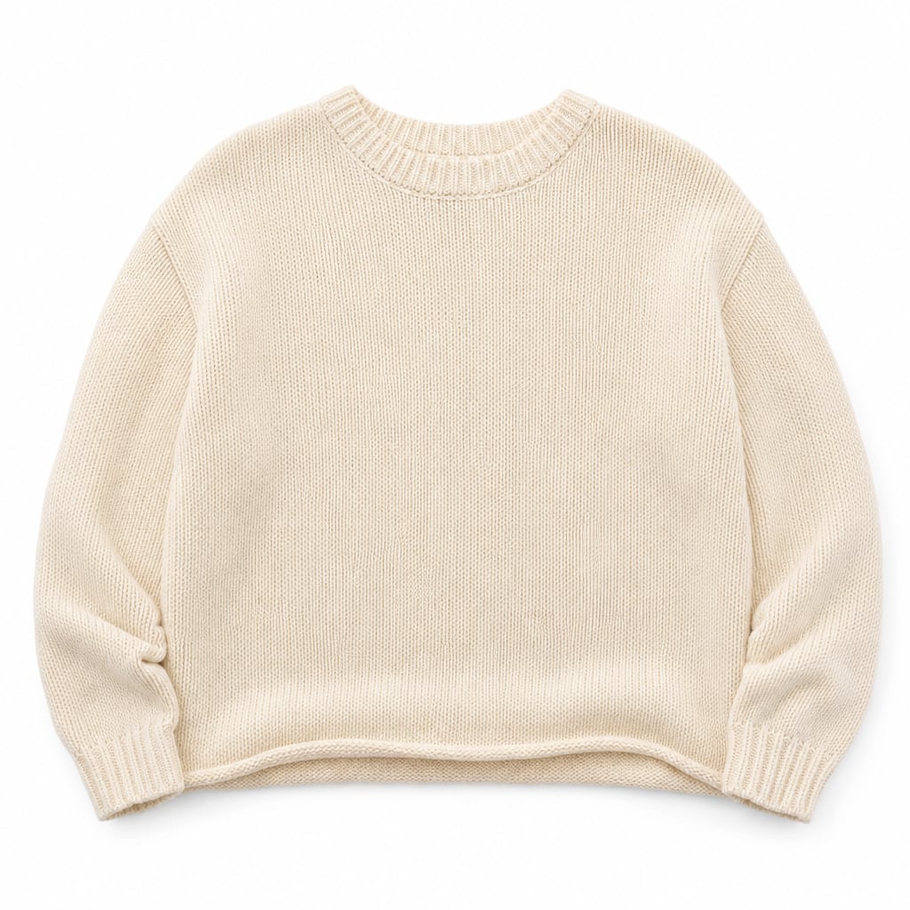 Nikova Knit Jumper Cream Cream – Product Photo