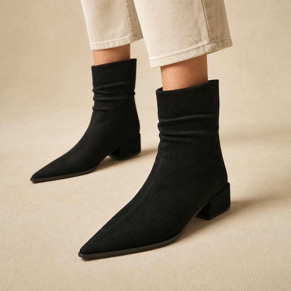 Comfortable And Elegant Women's Boots in Black – Mampierimoda Premium Womenswear