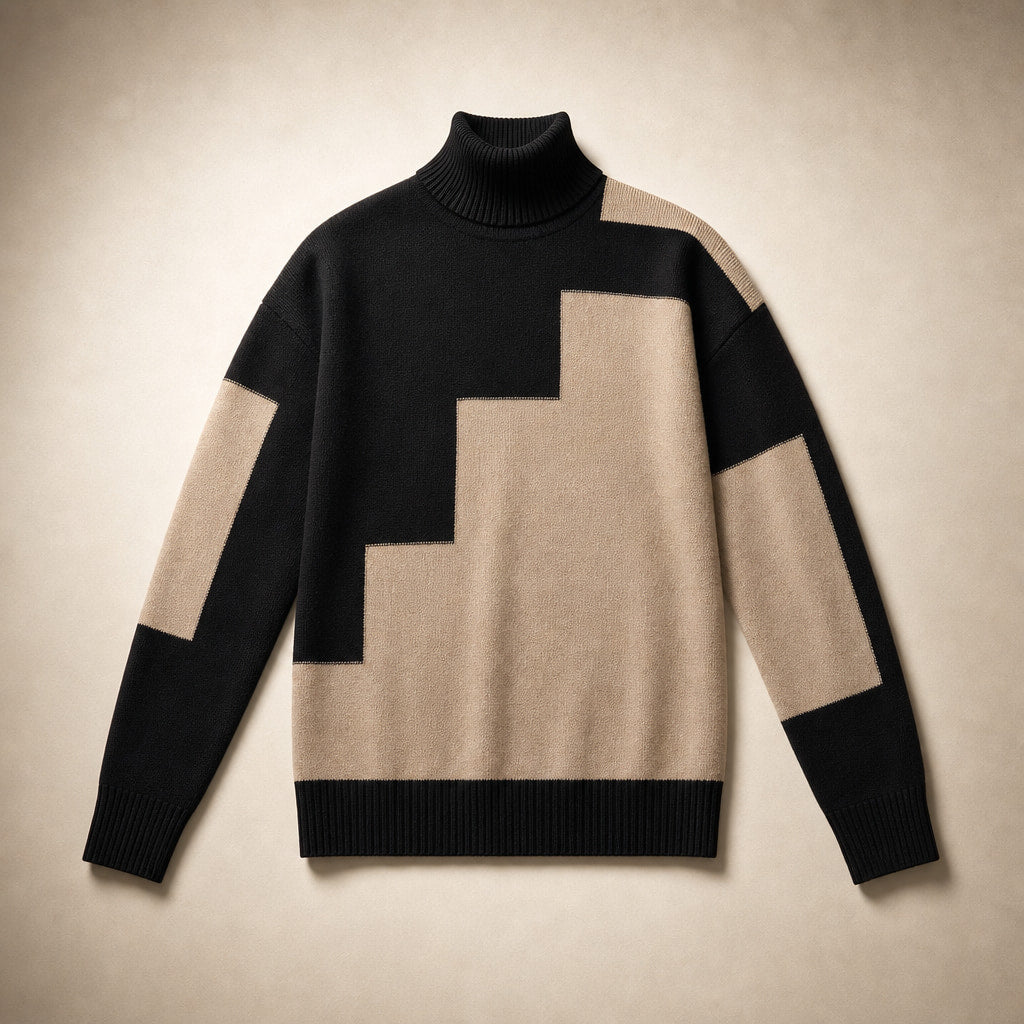 Paloma Knit Turtleneck Camel – Product Photo