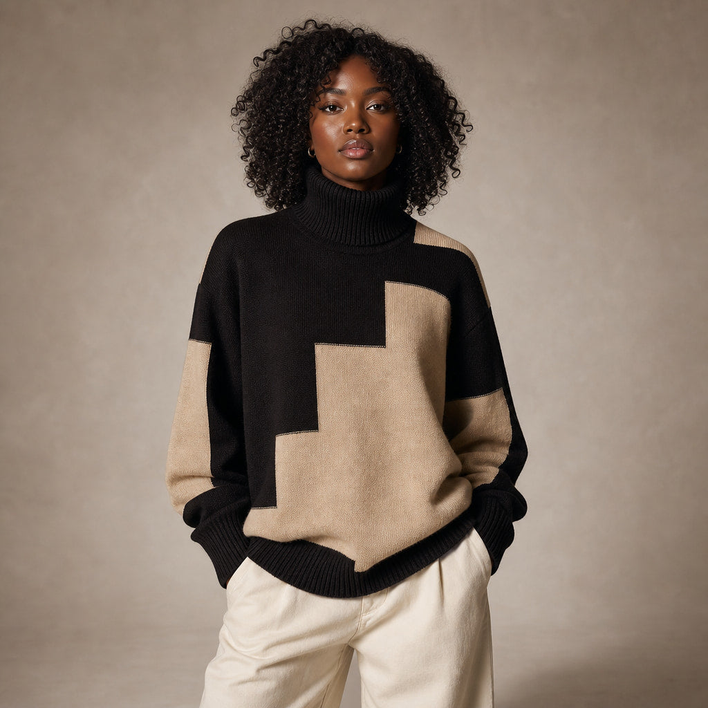 Paloma Knit Turtleneck in Camel – Mampierimoda Premium Womenswear