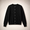Soft Button Cardigan Black – Product Photo