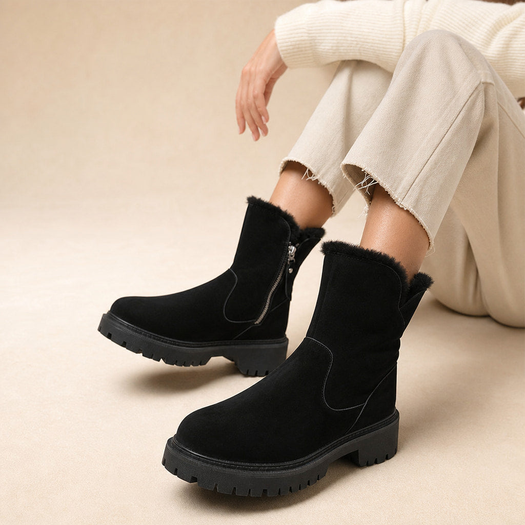 Warm And Cozy Orthopedic Winter Boots in Black – Mampierimoda Premium Womenswear