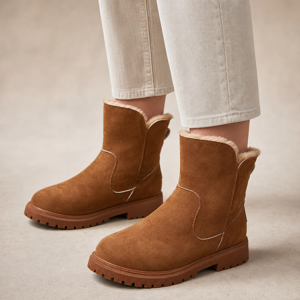 Warm And Cozy Orthopedic Winter Boots Brown – Product Photo
